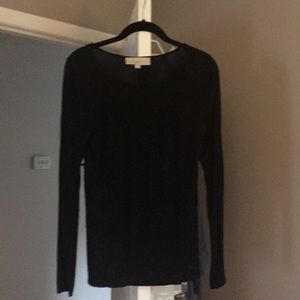 Black top with side detail